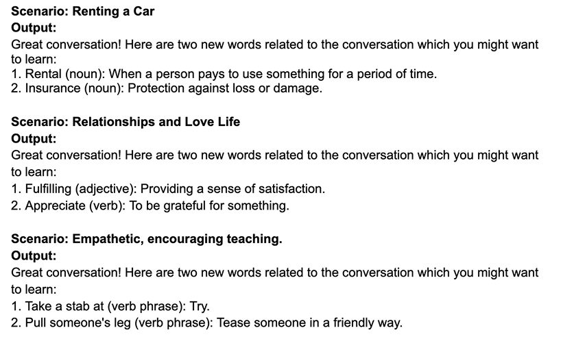 Tutor conversation flows