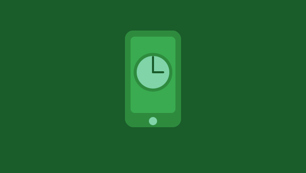 Digital Wellbeing icon: green circle & heart